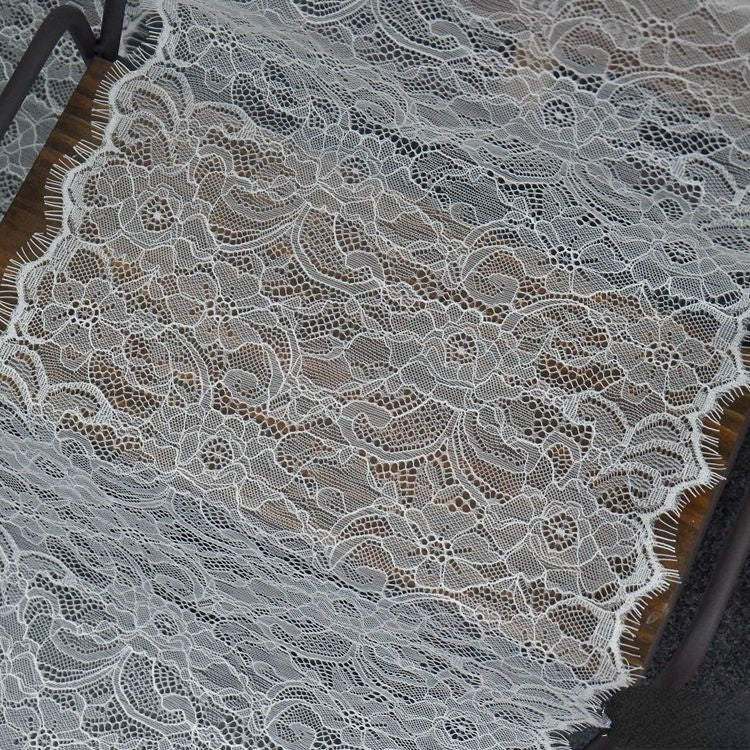 Chantilly Color Lace Width 24-33 cm CL0018-Lace Fabric Shop