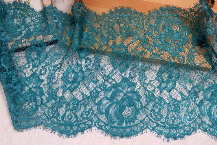 Shiny Lace Trim Fabric Width 30-32 cm CL0070-Lace Fabric Shop
