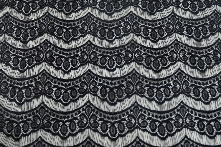 Wave Guipure Lace DIY Fabrics Width 150 cm GL0086-Lace Fabric Shop