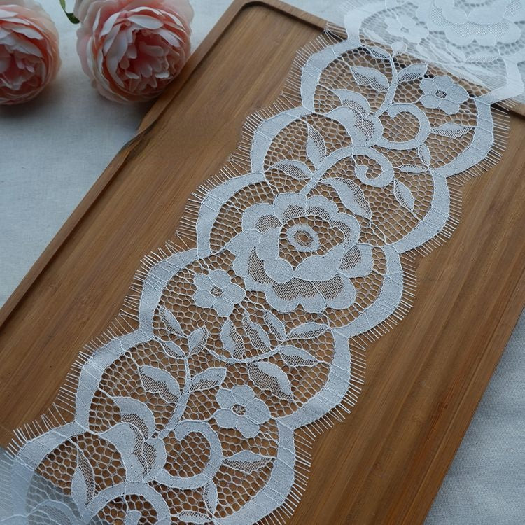 Wedding Lace Trim Fabric Width 9-13 cm LT0221-Lace Fabric Shop
