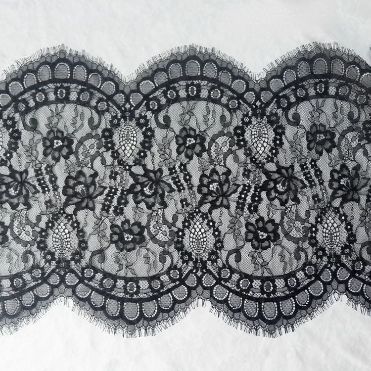 Chantilly Lace Trim Width 37-45cm LT0018-Lace Fabric Shop