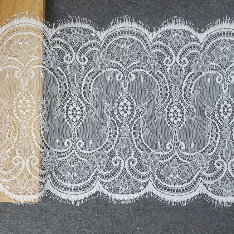 Chantilly Lace Trim Width 18-28 cm LT0050-Lace Fabric Shop