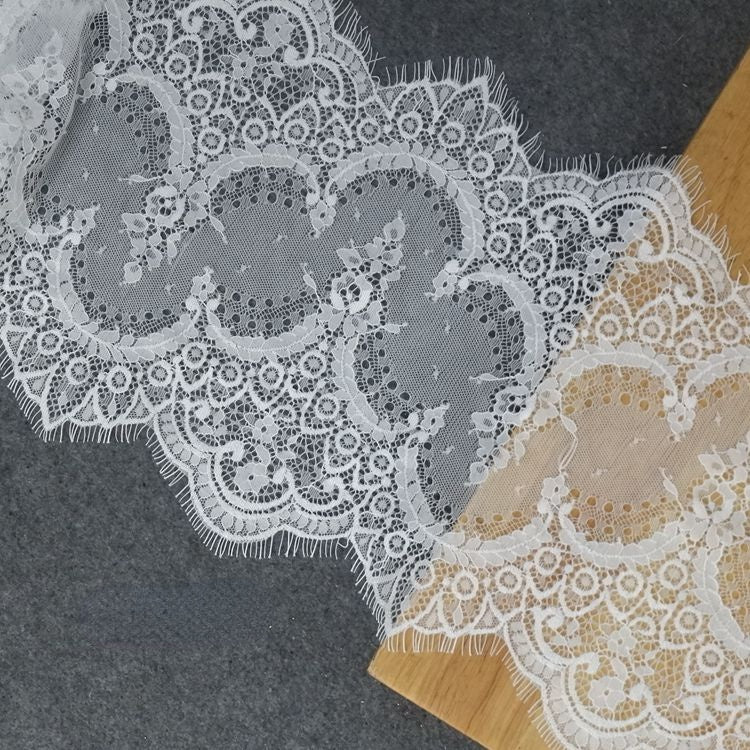 Chantilly Lace Trim Width 18-28 cm LT0050-Lace Fabric Shop