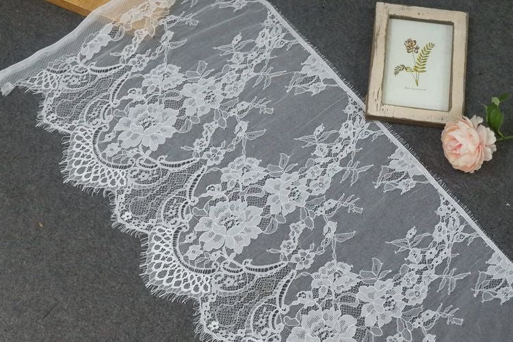 Lace Trims Width 16-38 cm LT0106-Lace Fabric Shop