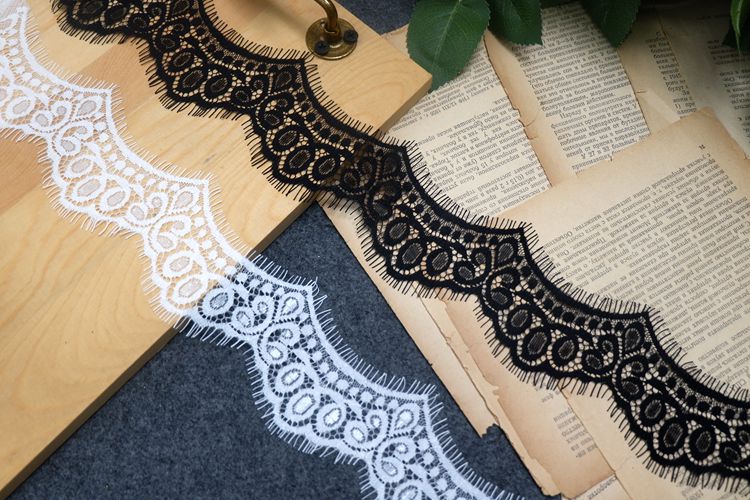 Eyelash Lace Trim Width 5-8 cm LT0066-Lace Fabric Shop