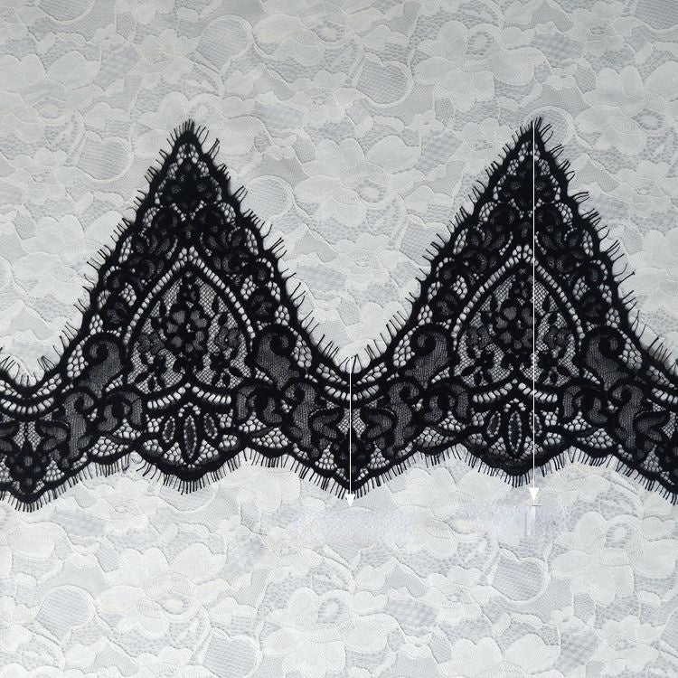 Irregular Lace Trimming Width 21-34 cm LT0238-Lace Fabric Shop