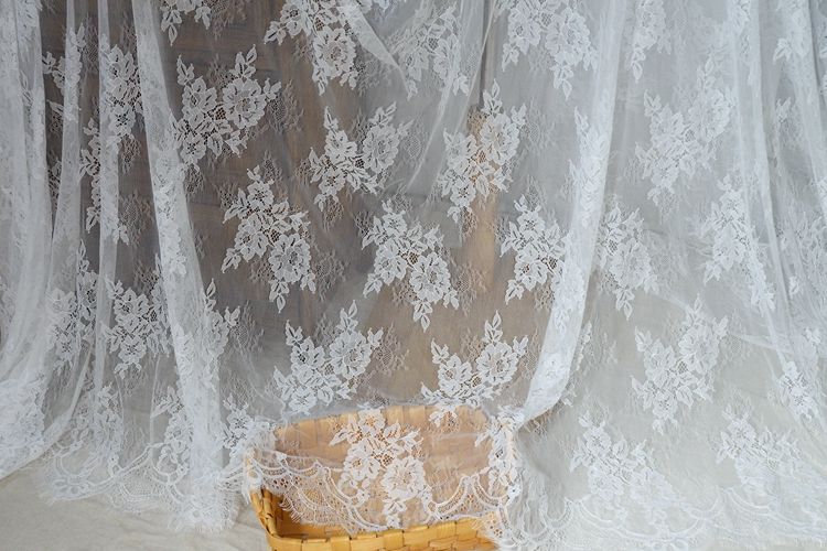 Eyelash Chantilly Lace Width 150cm CHL0015-Lace Fabric Shop