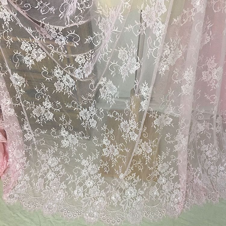 Chantilly Color Lace Width 150 cm CL0057-Lace Fabric Shop