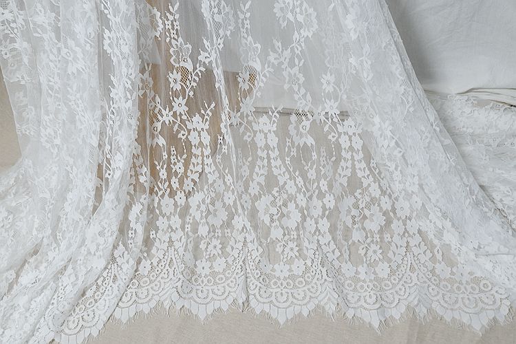 French Chantilly Fabrics Width 150 cm CHL0059-Lace Fabric Shop