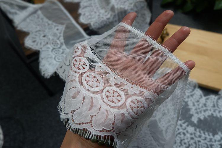 Lace Trim Fabric Width 13-17cm LT0157-Lace Fabric Shop