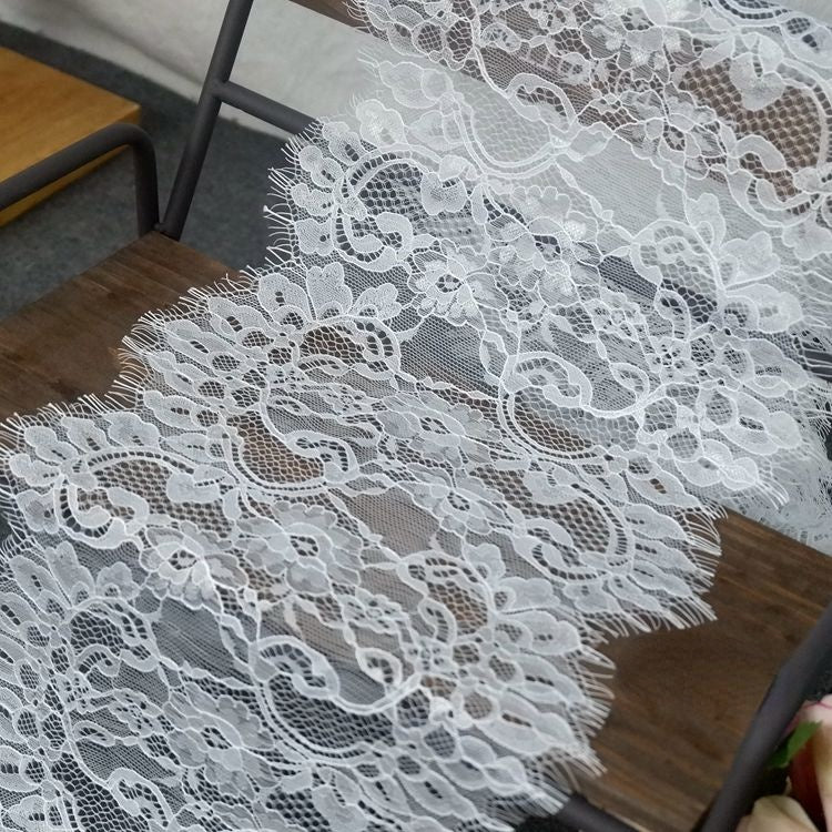 Lace Trim Width 26-43 cm LT0076-Lace Fabric Shop