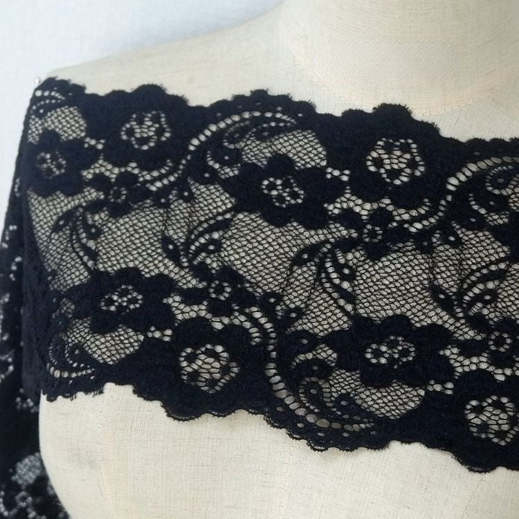 Underwear Stretch Lace Trim 14-23 cm LT0255-Lace Fabric Shop