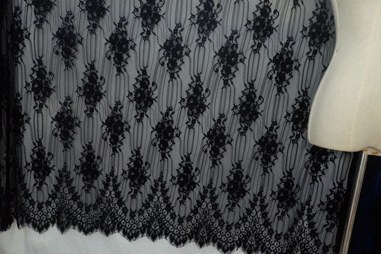 3D Chantilly Lace Width 150 cm CHL0035-Lace Fabric Shop