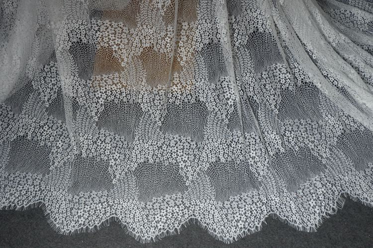 Plum Blossom Guipure Lace Width 150 cm GL0071-Lace Fabric Shop