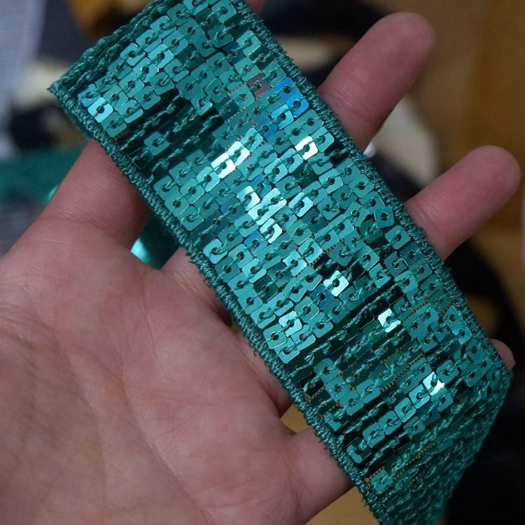 Beaded Sequins Color Lace Trims BT0043-Lace Fabric Shop