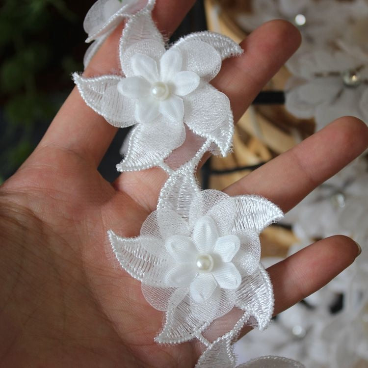 Beaded Embroidery Trim Sewing Material BT0070-Lace Fabric Shop