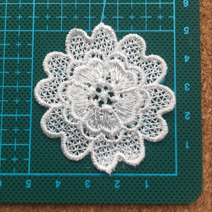Embroidery 3D Lace Single Floral EA0028-Lace Fabric Shop