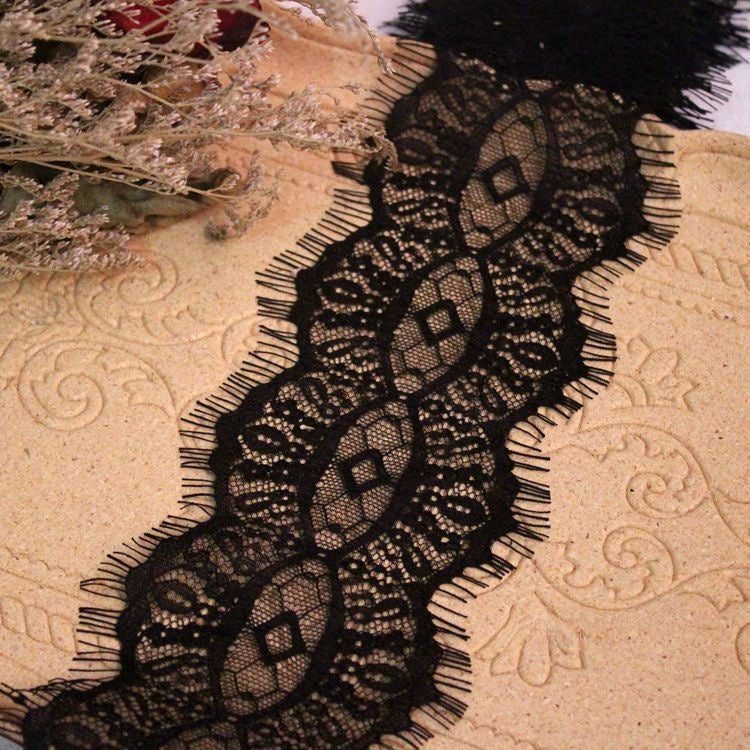 3D Blouse Lace Trim Fabric Width 8-14 cm LT0324-Lace Fabric Shop