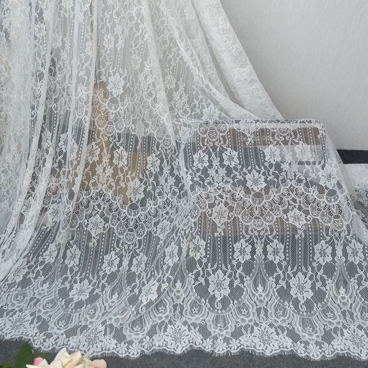 Chantilly Lace Fabric Width 150 cm CHL0068-Lace Fabric Shop