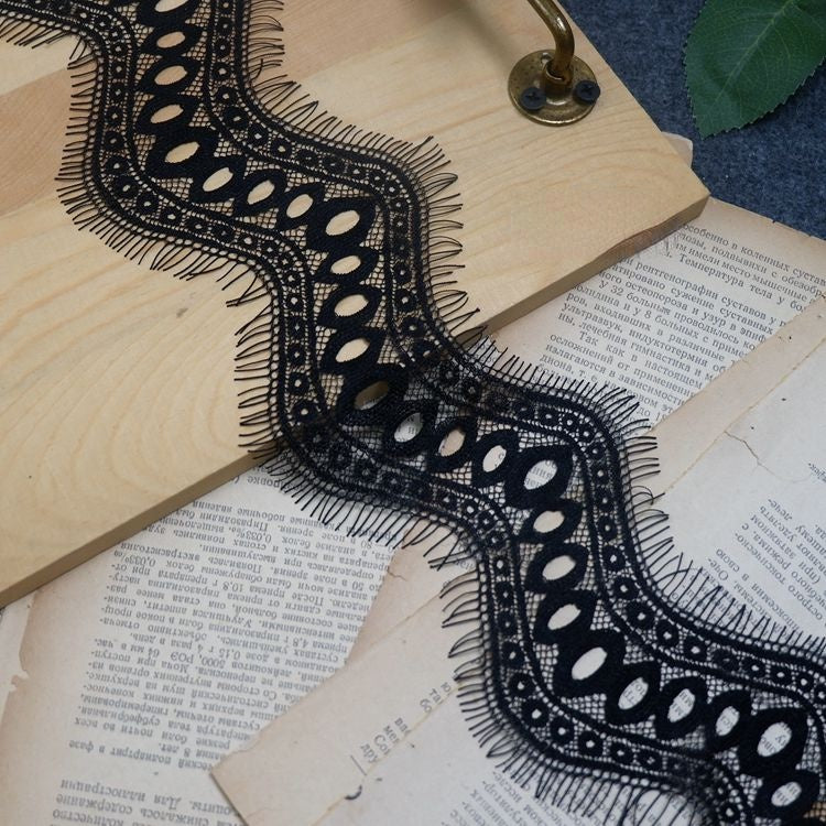 Eyelash Lace Trim Width 5-8 cm LT0066-Lace Fabric Shop