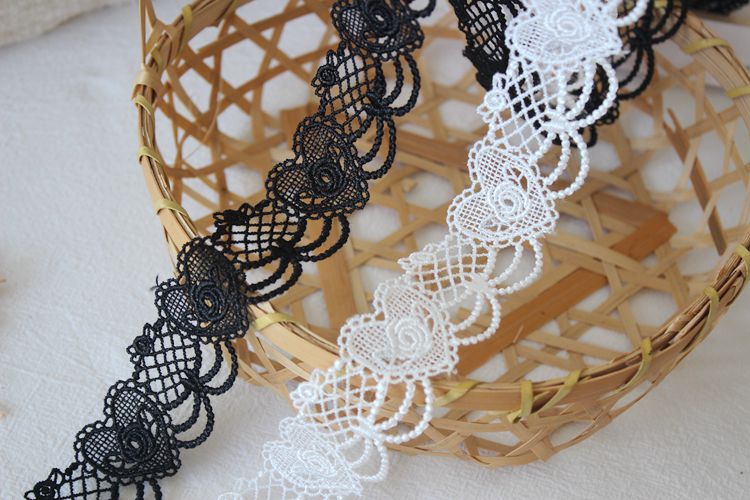 Butterfly Rose Love Lace Trim Width 2-5 cm LT0362-Lace Fabric Shop