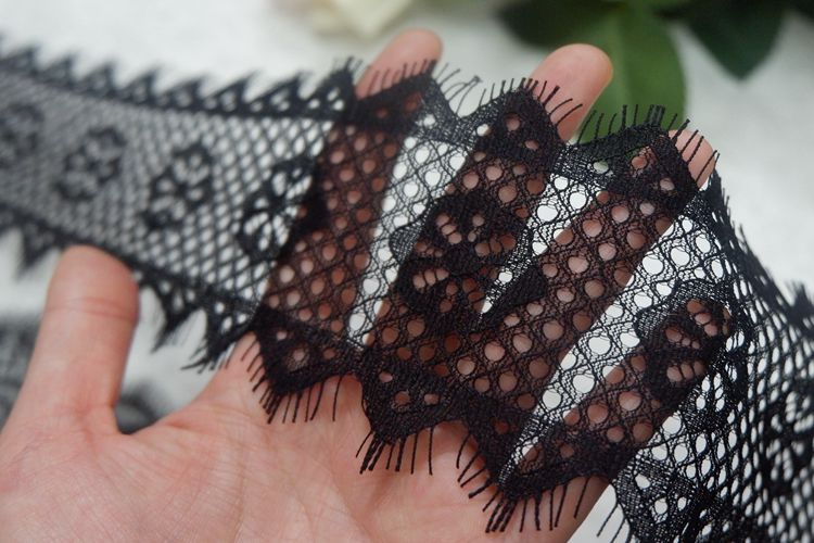 Chantilly Lace Trimmings Width 6-9 cm LT0309-Lace Fabric Shop