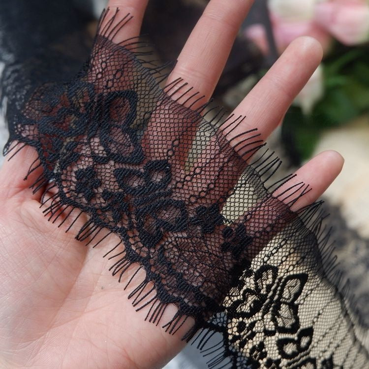 Eyelash Lace Trim Width 7 cm LT0061-Lace Fabric Shop