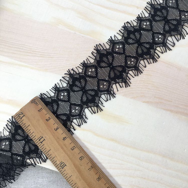 Eyelash Lace Trim Width 2-4 cm LT0092-Lace Fabric Shop