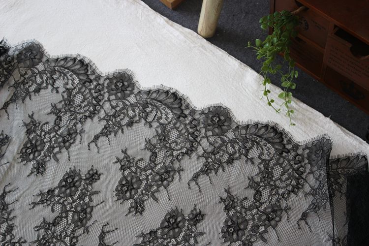 Summer Eyelash Lace Trim Width 47 cm LT0367-Lace Fabric Shop