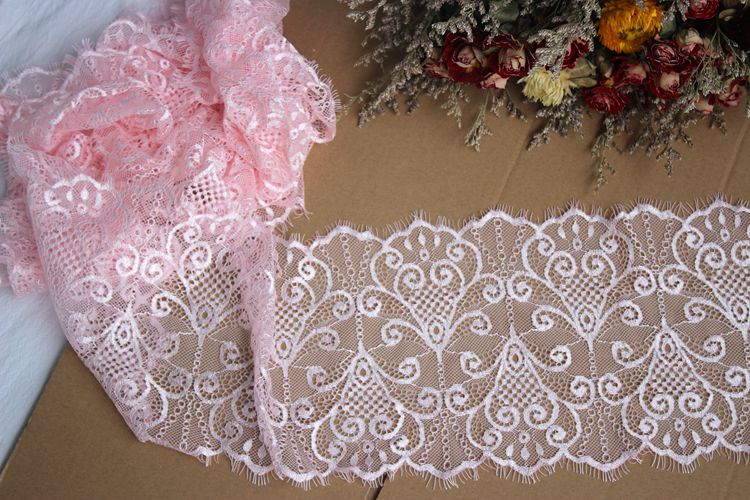 Tulle Color Lace Width 18-20 cm CL0002-Lace Fabric Shop