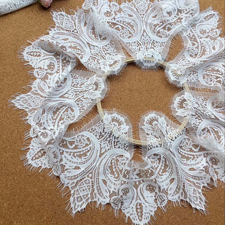 Wave Lace Trim Fabric Width 19 cm LT0155-Lace Fabric Shop