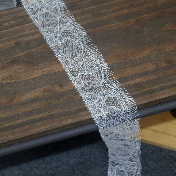 Chantilly Lace Trim Width 4-14 cm LT0060-Lace Fabric Shop