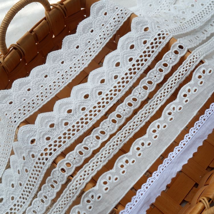 EYELET FABRIC-Lace Fabric Shop