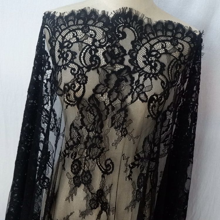Thick Chantilly Lace Material Width 150 cm CHL0092-Lace Fabric Shop