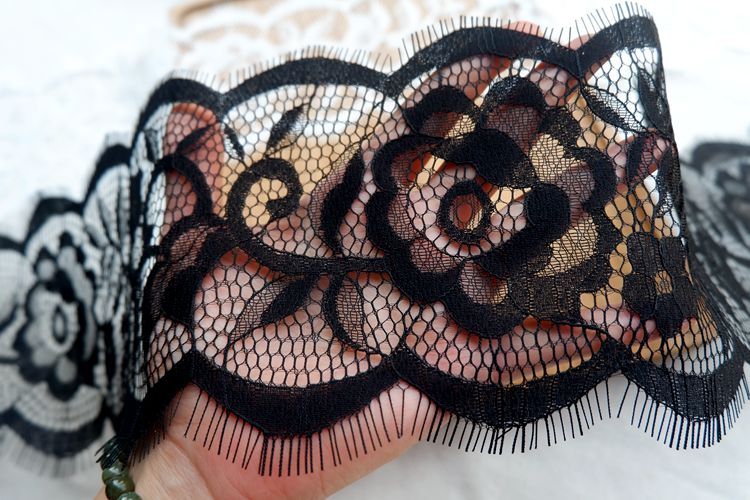 Wedding Lace Trim Fabric Width 9-13 cm LT0221-Lace Fabric Shop