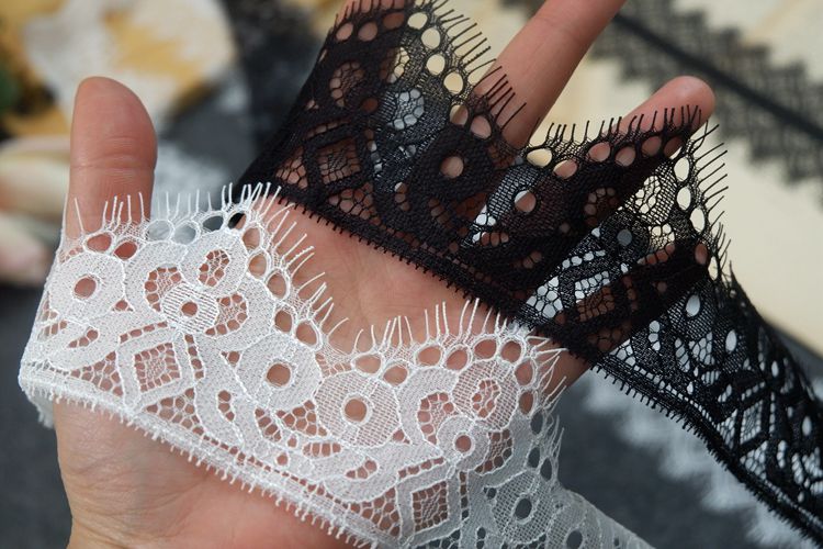 Lace Trim Hair Decoration Width 6-8 cm LT0283-Lace Fabric Shop
