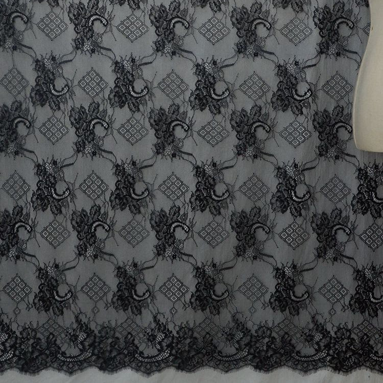 Gold Chantilly Lace Dress Fabric Width 150 cm CHL0104-Lace Fabric Shop