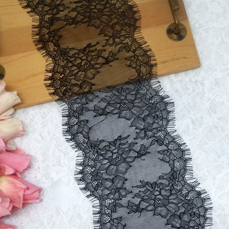 French Lace Trim Width 15-18 cm LT0020-Lace Fabric Shop