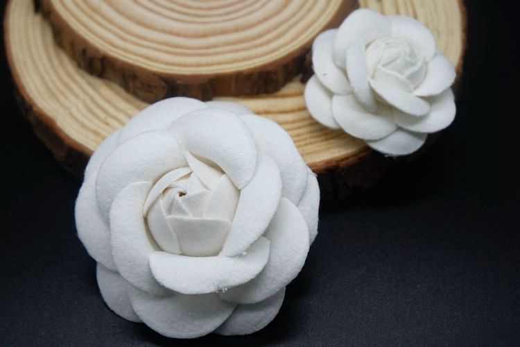 3D Camellia Hat Bag Sweater Brooch BTA0015-Lace Fabric Shop