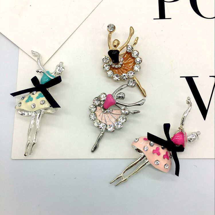 Rhinestone Cloth Brooch Accessories BA0056-Lace Fabric Shop