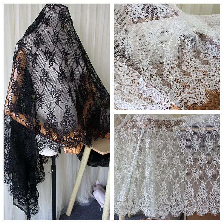 Wide Vintage Guipure Lace Width 150 cm GL0088-Lace Fabric Shop