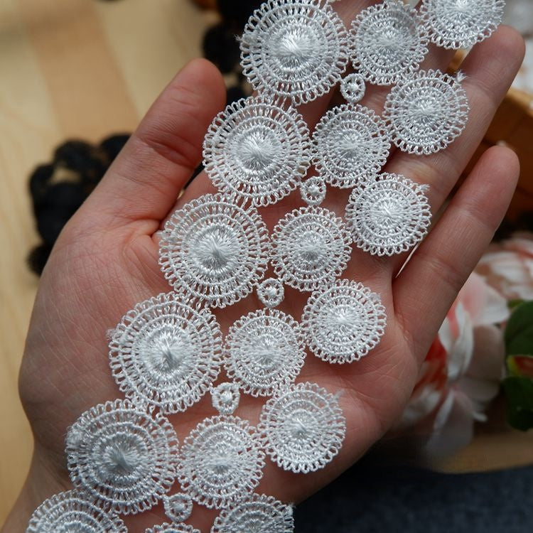 Guipure Lace Trims Width 4-6 cm LT0118-Lace Fabric Shop