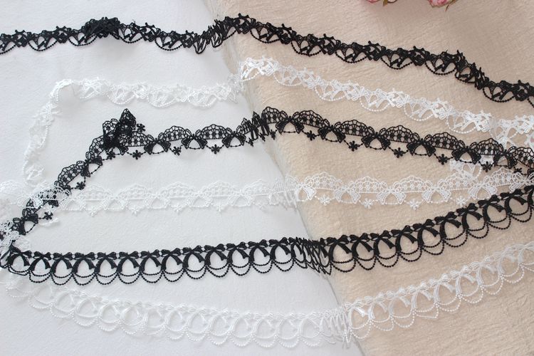Bow Tie Hollow Lace Trim Width 2-4 cm LT0363-Lace Fabric Shop
