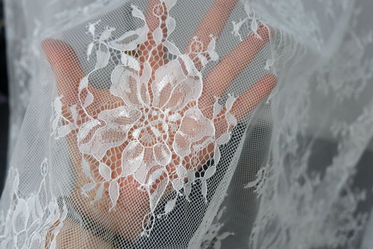 Eyelash Chantilly Lace Width 150 cm CHL0069-Lace Fabric Shop