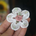 E#White 5.2 cm 1 Flower