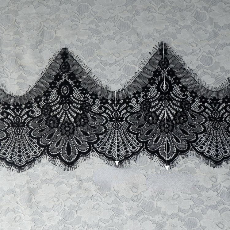 Irregular Lace Trimming Width 21-34 cm LT0238-Lace Fabric Shop