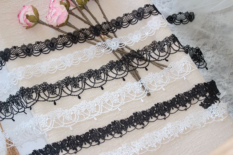 Butterfly Rose Love Lace Trim Width 2-5 cm LT0362-Lace Fabric Shop