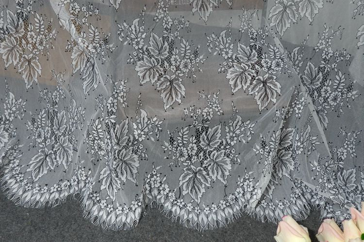 Chantilly Lace Width 150 cm CHL0031-Lace Fabric Shop