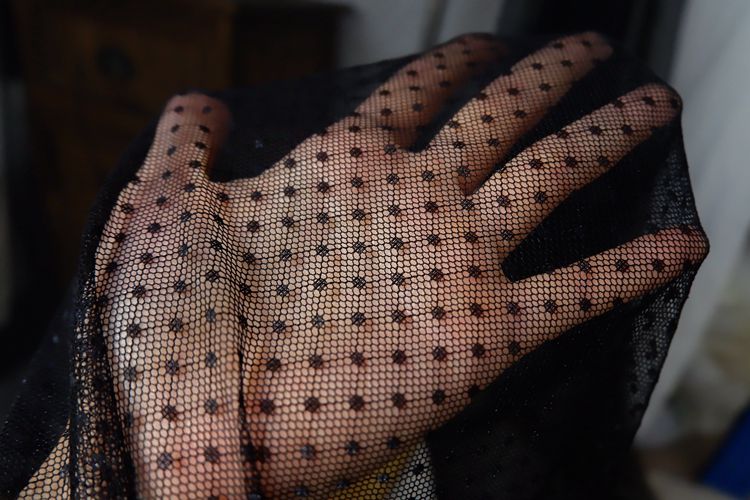 Stretch Tulle Fabric Width 150cm TF0003-Lace Fabric Shop