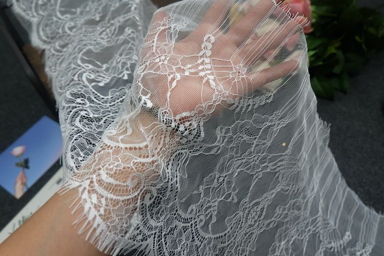 Chantilly Lace Trims 26-27 cm LT0100-Lace Fabric Shop